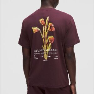 lululemon Men's Zeroed In Tshirt, sizeXXL, Graphic, goodnight plum, NWT